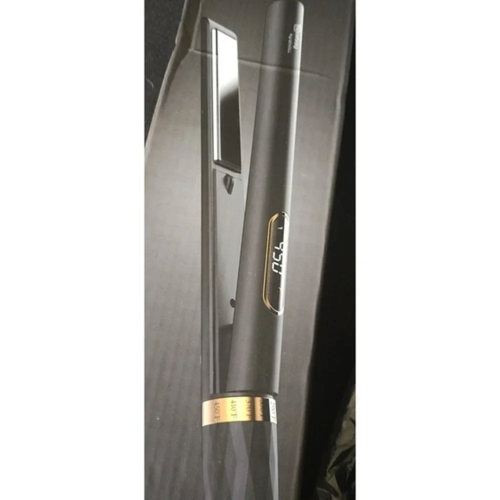 Black Gold Line Hair Straightener 35‎ W Flat Iron